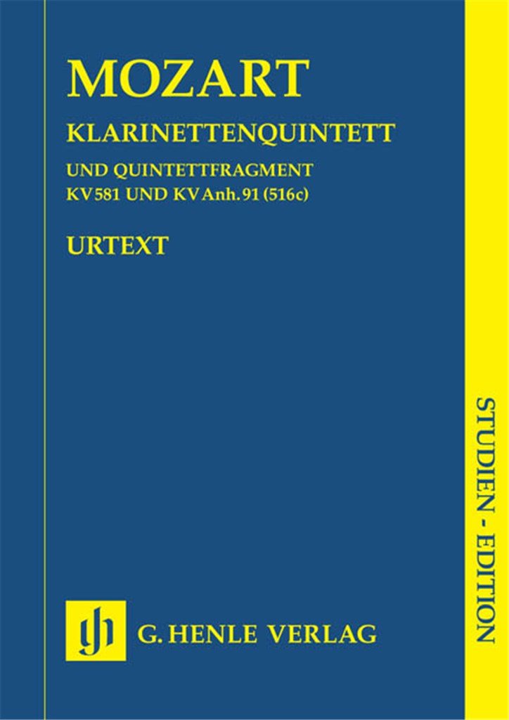 Klarinettenquintett A-dur KV 581 und Fragment..